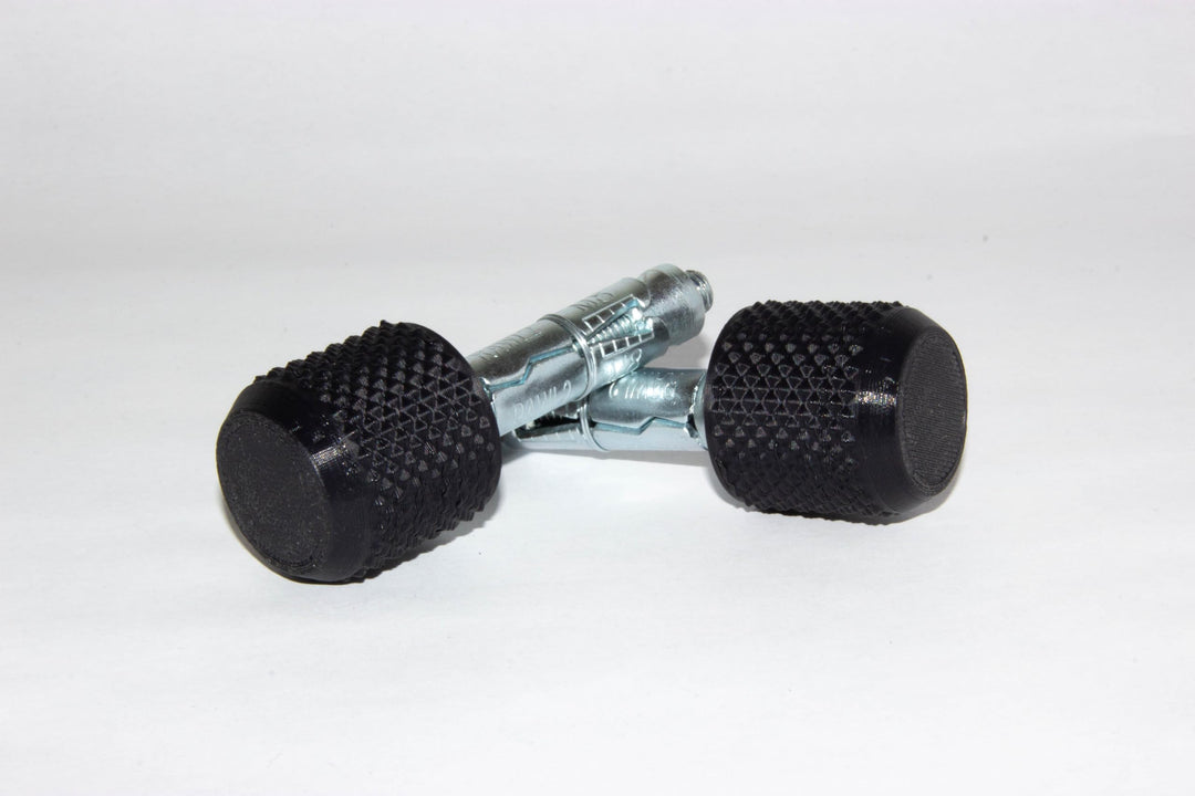 Lenkerenden/Bar Ends für Motorrad (Enduro/Supermoto) Schwarz, Schwarz