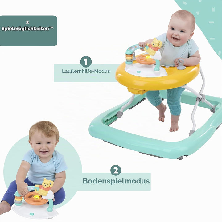 Bright Starts Disney Baby Winnie Puuh Once Upon a Walk Aktivitäten-Lauflernhilfe, 2 Spielmöglichkeit