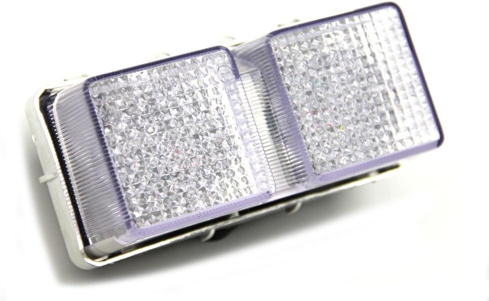 aVDB-moto LED-Bremslicht mit integrierten Blinker kompatibel mit Honda VTR, SP1, SP2 (Klar), Klar