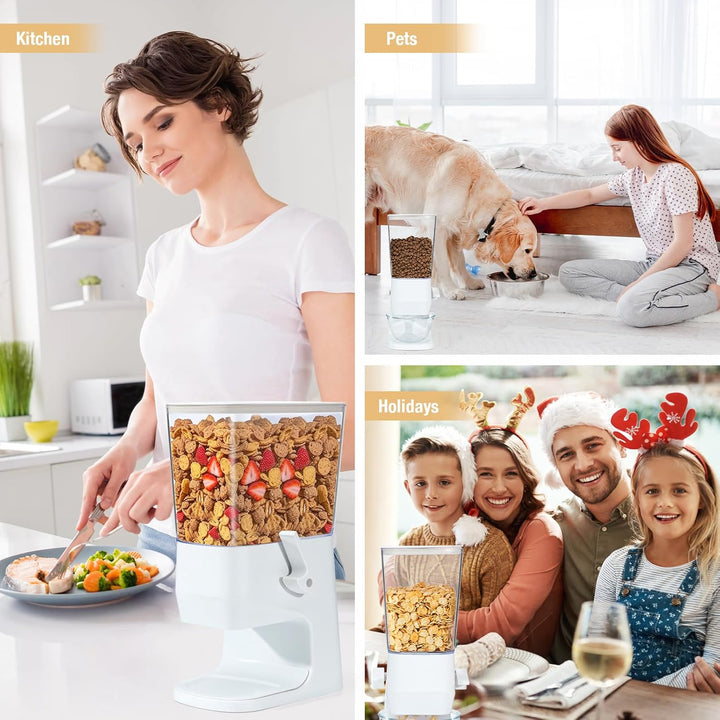 Tokokimo Müslispender, Zerkleinert Keine Cerealien Beim Ausgeben, 3,2L Cereal Dispenser & Cornflakes