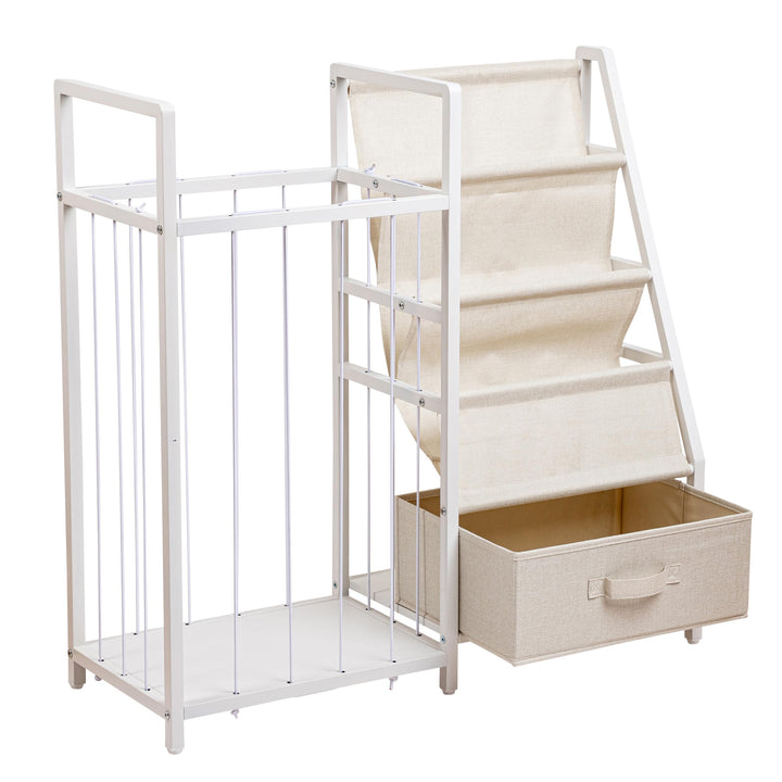 ONVAYA® Multifunktionales Kinderregal 4-in-1 | Tonie Regal, Kuscheltier Aufbewahrung, Kinder Bücherr