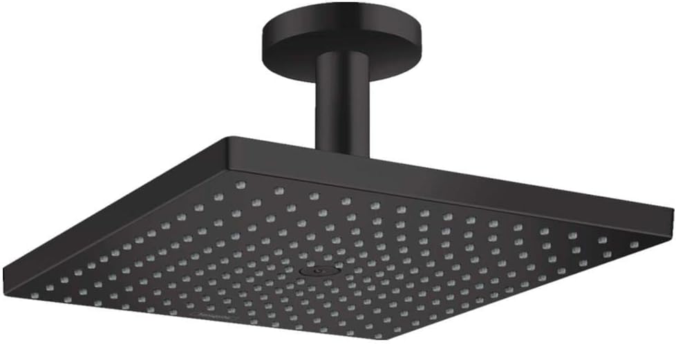 hansgrohe Duschkopf Raindance E 300 Regendusche (Kopfbrause mit Deckenanschluss) Mattschwarz, 300x30