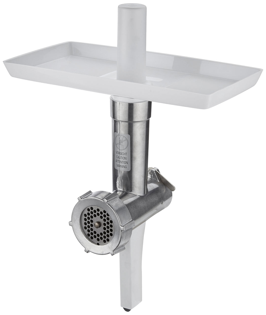 Bosch Fleischwolf MUZ6FW4, Fleischwolf-Aufsatz, Stopfer, Edelstahl Loch-Scheibe 4,5 mm, auch für Fis
