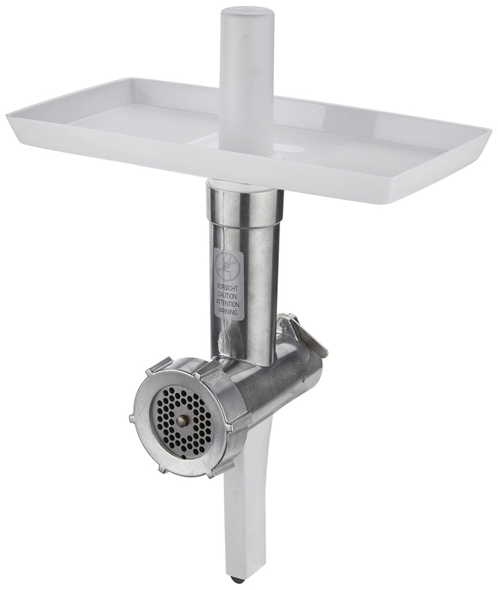 Bosch Fleischwolf MUZ6FW4, Fleischwolf-Aufsatz, Stopfer, Edelstahl Loch-Scheibe 4,5 mm, auch für Fis