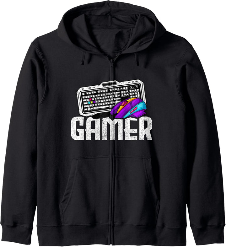 Gamer Videospiel Computer PC Online Gaming Tastatur Kapuzenjacke