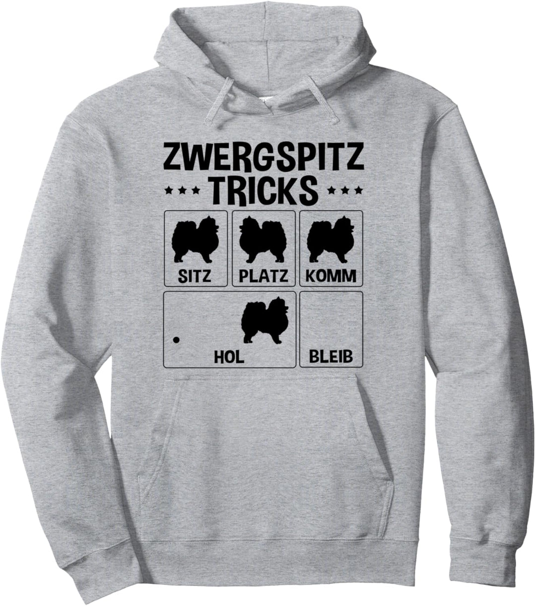 Zwergspitz Tricks - Pomeranian Hund Hundebesitzer Pullover Hoodie