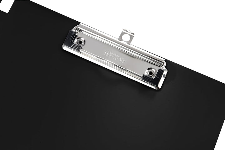 Heidemann Aufklappbare Klemmbrettmappe DIN A4 Plus Photodruck, 11100000 (Schwarz 5er Set), Schwarz 5