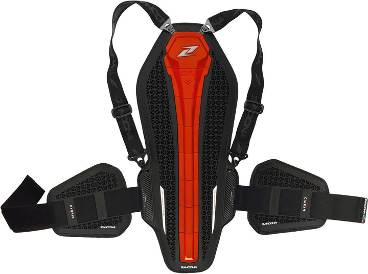 Zandonà Hybrid Back Pro Rs X8 (Höhe 178/187cm) Motorradschutz Einheitsgrösse rot, Einheitsgrösse rot