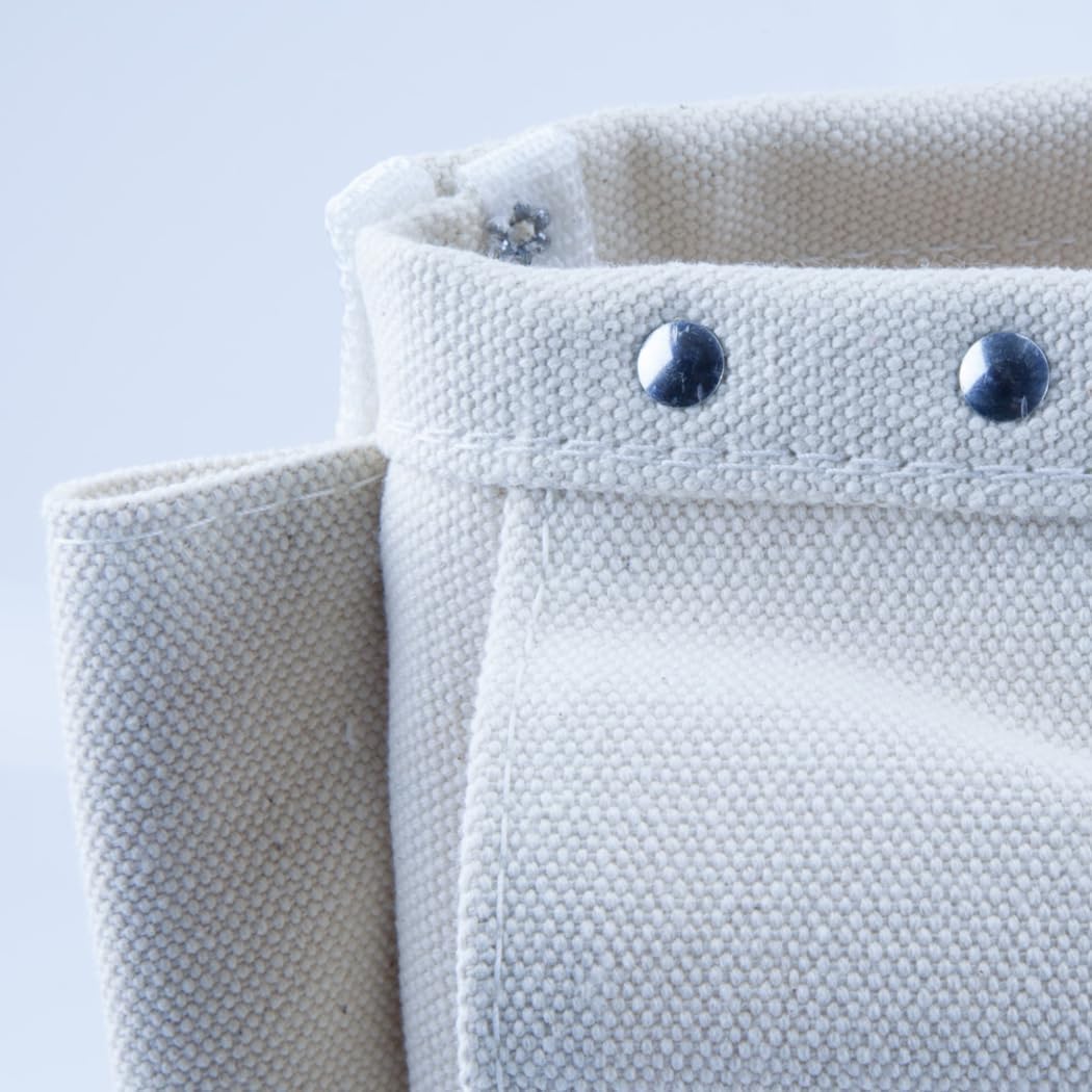 Canvas Bolt Bag Kleine Tasche zur Bolzenaufbewahrung mit Bull Pin Schlaufen, Gürteltunnelschlaufe Ve