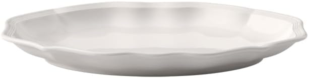 Villeroy und Boch Manoir Beilagenschale, 24 cm, Premium Porzellan, Weiss