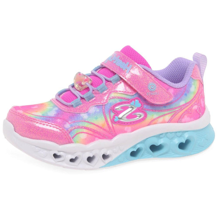 Skechers Girl's Adventure Blitz Hiking Boot 27 EU Hot Pink Sparkle Mesh Lavender Trim, 27 EU Hot Pin