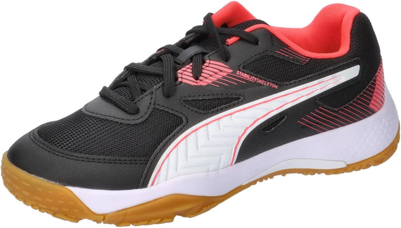 PUMA Unisex Solarflash Jr Ii Hallenturnschuh 37.5 EU Puma Black Fire Orchid Puma White Gum, 37.5 EU