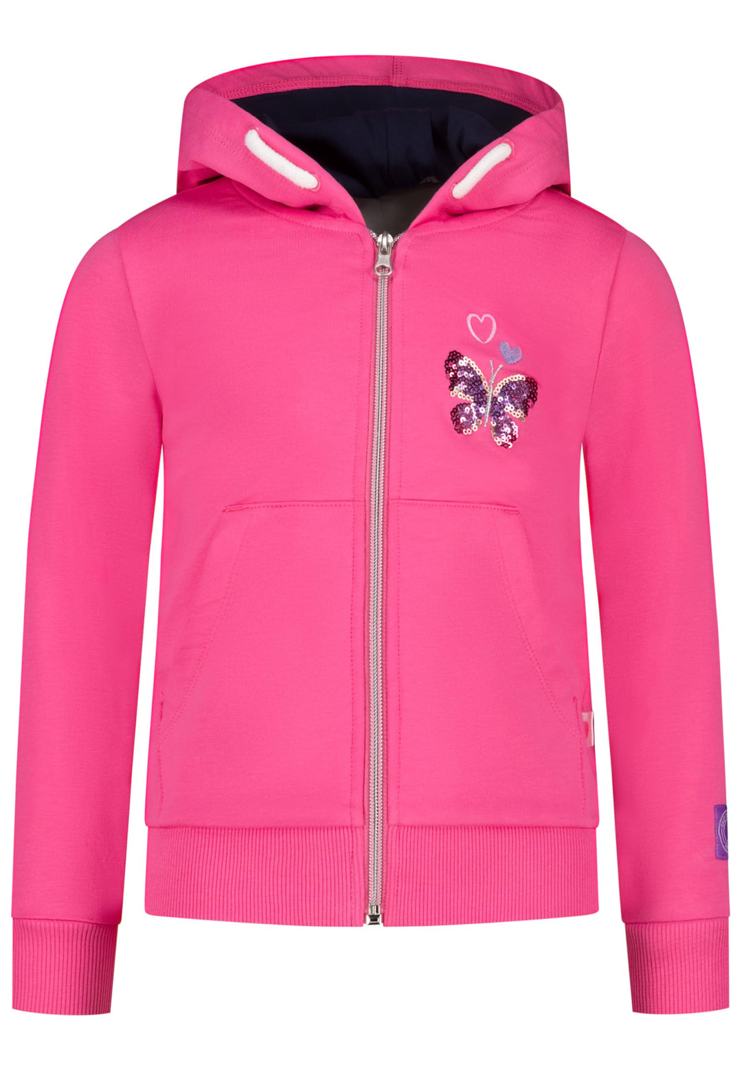 Salt and Pepper Mädchen Girls Sweat Jacket Horse Emb and Sequins Kapuzenpullover (1er Pack) 128-134