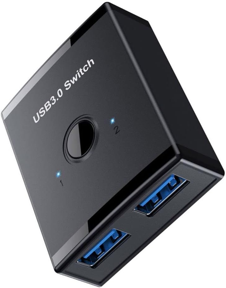 Chenyang USB 3.0 KVM Bidirektional Sharing Switch Selector 2 Computer Freigeben 1 USB Geräte ＆ 1 Com