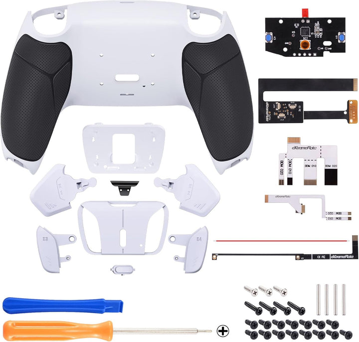 eXtremeRate Programmierbar RISE4 Remap Kit für ps5 Controller BDM-010/020,Remap Board&Rückplate Gehä