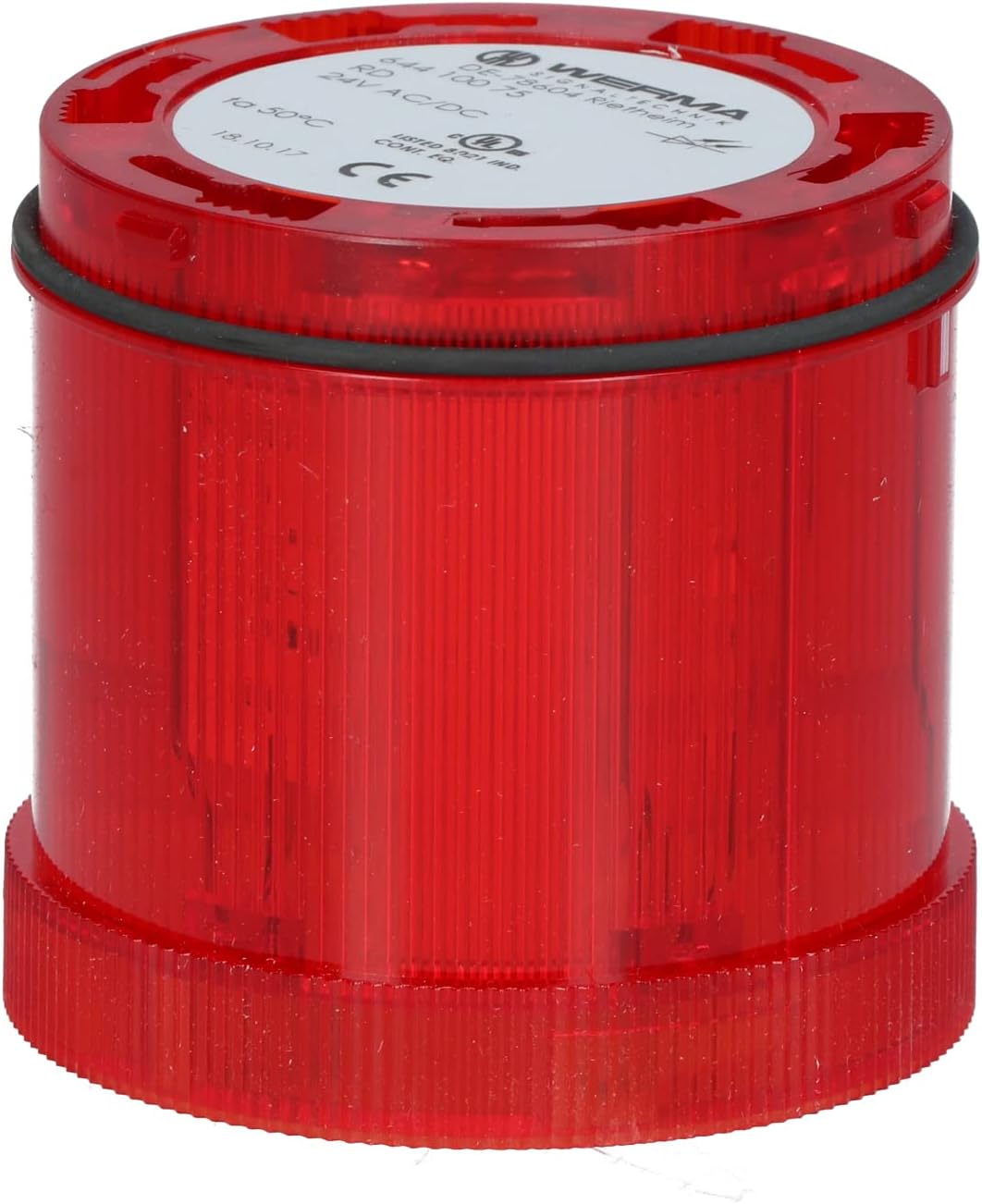 WERMA 644.100.75 RD LED-Dauerlichtelement 24VAC/DC, 24 V, Rot