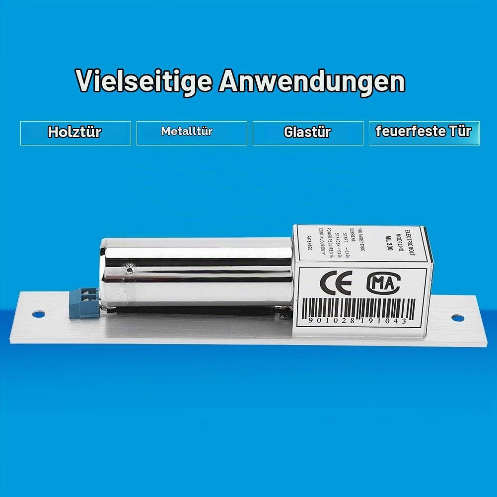 Elektromagnetische Schlösser, DC 12V Elektrische Drop Bolt Türschloss Zugangskontrolle Türoffner Mag