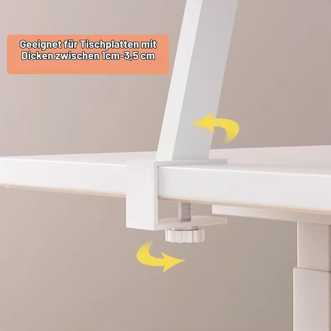 Klemmbares Schreibtisch Organizer Regal, Adjustable Desk Shelf Clamp Schreibtischregal Klemmbar Aufb