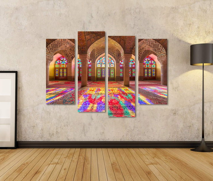 islandburner Bild auf Leinwand Nasir Al Mulk Moschee Shiraz Iran Bilder Wandbilder Poster Leinwand 1