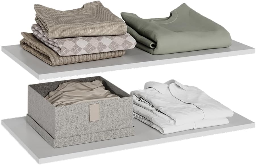 Vicco Einlegeboden Claus, Weiss, 2er Set, Weiß