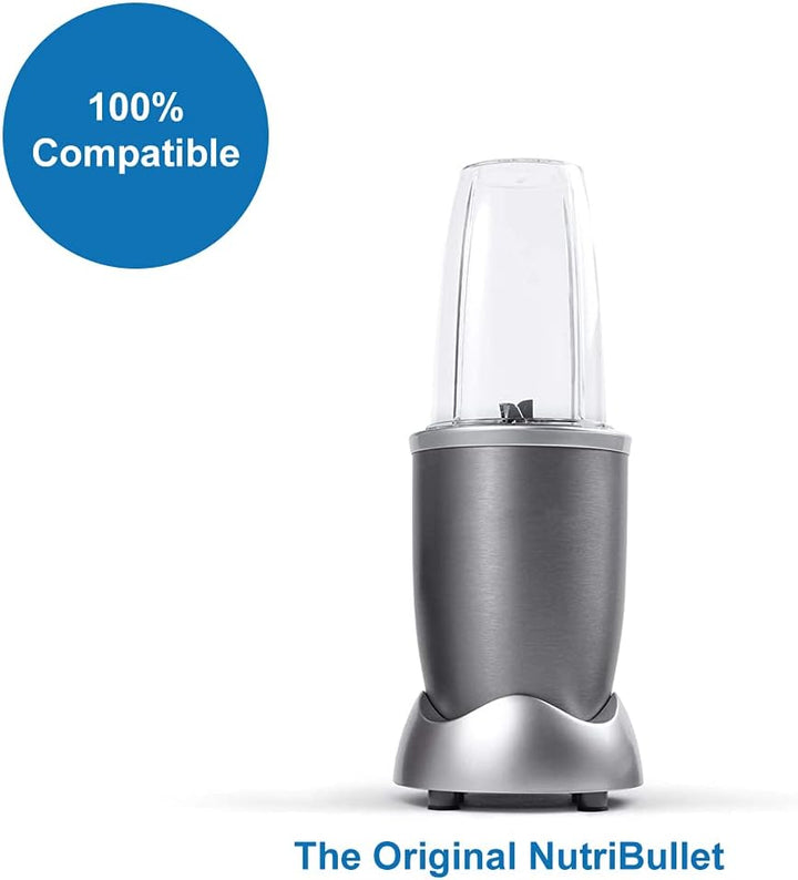 MMOBIEL Ersatz-Baugruppe für Emulgator-Entsafter-Kreuzklingen für NutriBullet, 600/900 W, grau, inkl