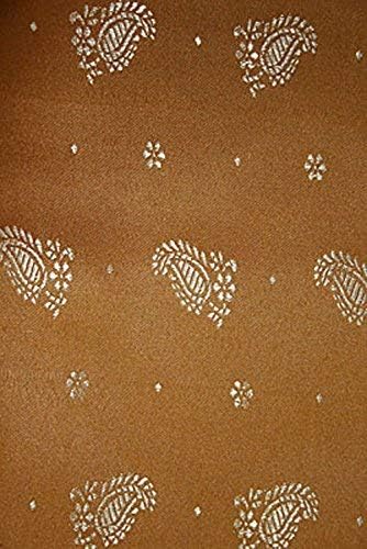 Trendofindia Indischer Bollywood Fashion Sari Stoff Damenkostüm Kleid Caramel CA109
