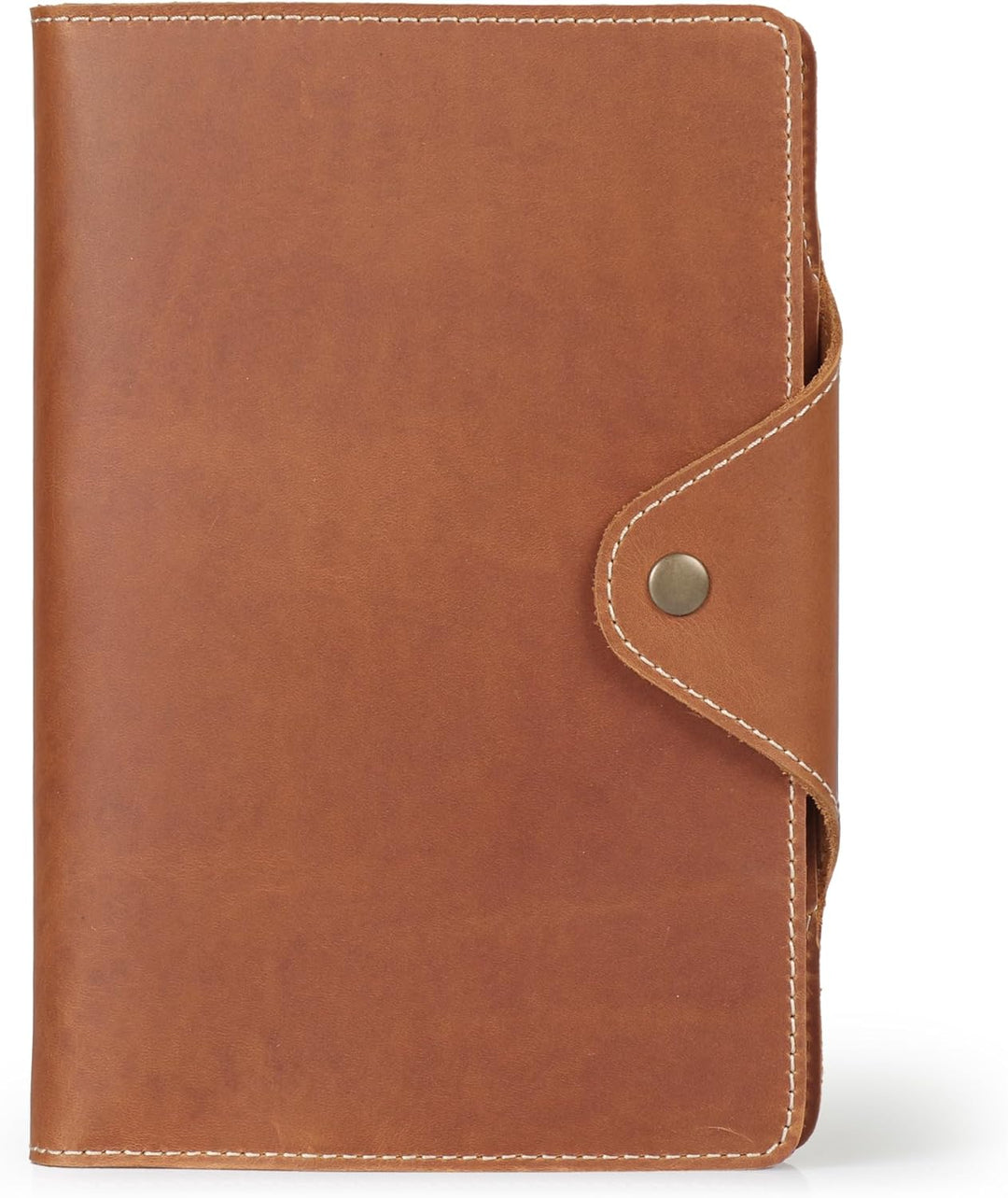 Londo Echtleder Schreibmappe Konferenzmappe mit Notizblock Notizblock und Schloss Kamel L, Kamel L