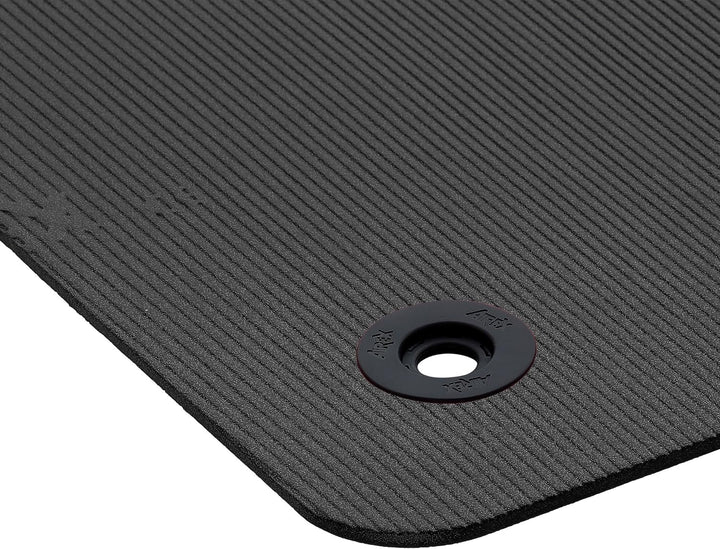 Airex Pilates 190 mit Spezialösen Schwarz, Schwarz