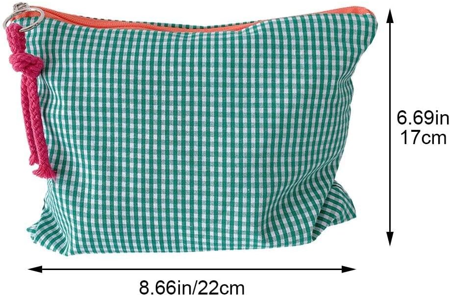 Generic Reise Kosmetiktasche Kariert Kosmetikkoffer Tragbare Kulturtasche Vielseitige Kleine Kosmeti