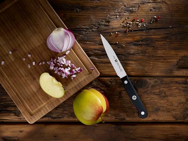 ZWILLING Gourmet Messer-Set, 2-teilig (Spick/Garniermesser 10 cm, Santokumesser 18cm), Rostfreier Sp