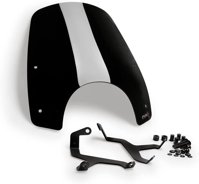 Puig 20819N Windschutzscheibe New Generation Sport Schwarz, Schwarz