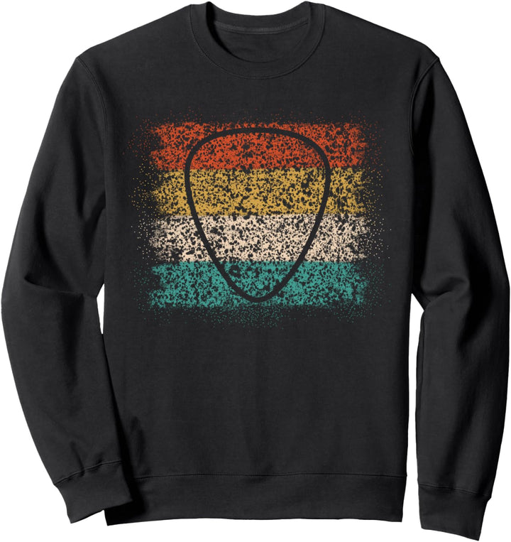 Strips Gitarrenplektrum im Vintage-Stil Sweatshirt