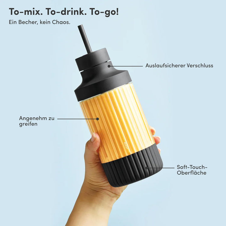 BEAST Standmixer 850W - Kompakter Smoothie Maker und Hochleistungsmixer mit Tritan Mixbecher 638 ml,
