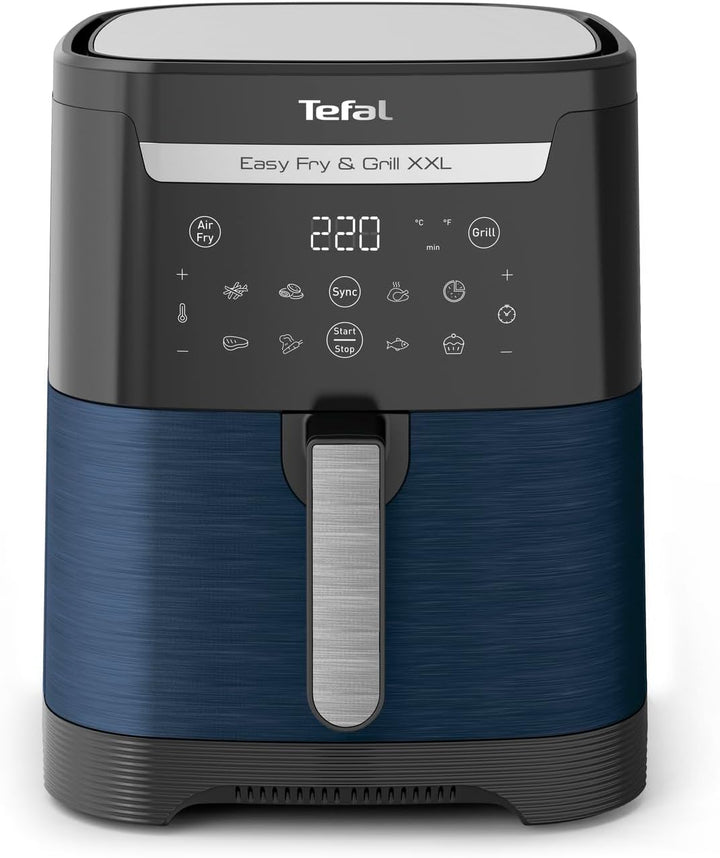 Tefal EY8014 Easy Fry &amp; Grill XXL Heissluftfritteuse, 6,5 L Fassungsvermögen, 2-in-1 Technologie, ze