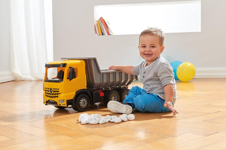 Lena 02065 - Starke Riesen Muldenkipper Mercedes Benz Arocs, ca. 67 cm, grosser Kipper mit 3 Achsen