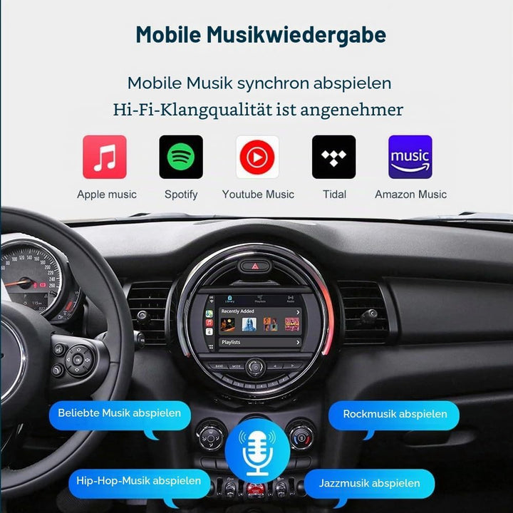 Auto Radio Autospieler GPS Navi Navigation Player Carplay/Android Autoradio 9 Zoll HD-Touchscreen, E