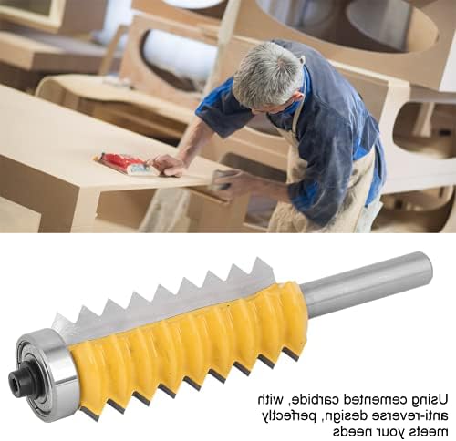 Fräser-Bit-Set, 8-Schaft-Holzbearbeitungs-Fräser, Schiene, Holm-Fräser, Umkehrbar, Fingerleim-Verbin