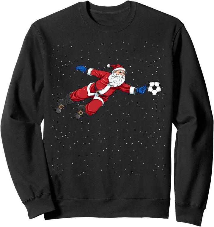 Torwart Fussball Weihnachten Geschenk Sweatshirt