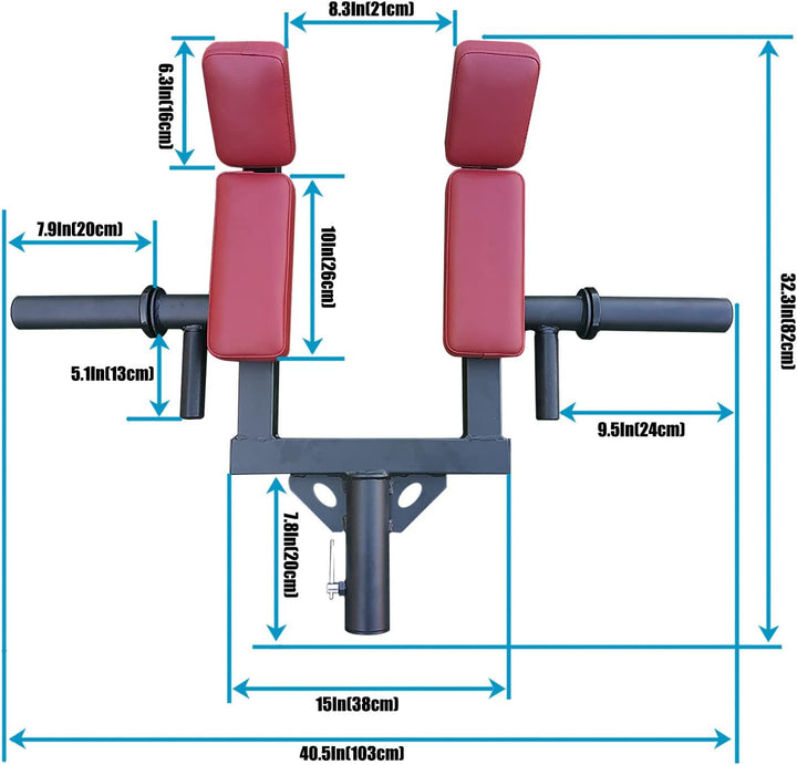 KORIKAHM Viking Press Landmine Griff für 5,1 cm olympische Langhantel, T-Bar Row Attachment Core Str