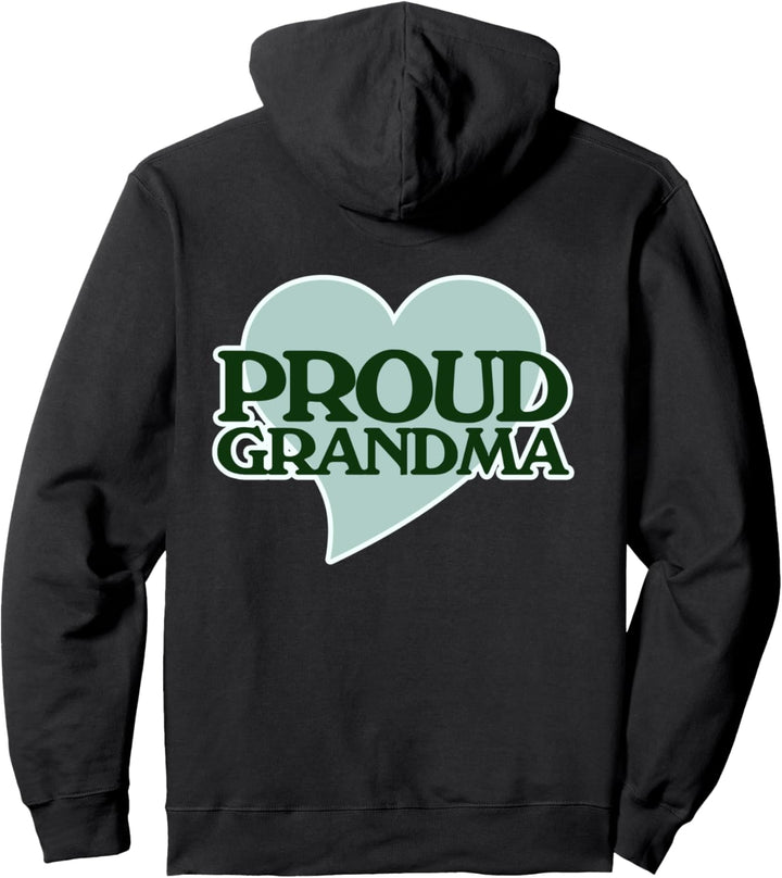 Proud Grandma Heart Pullover Hoodie