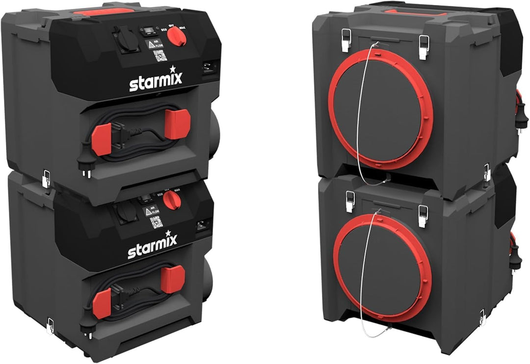 starmix Aeroxx 750 - Luftreiniger für die Baustelle & gesundheitsschädlichen Feinstaub | HEPA H13 Fi