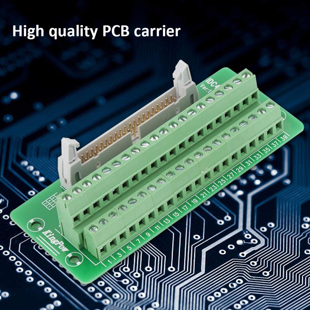 IDC40P 40Pin Steckerleiste Breakout Board Terminal Block Stecker PLC Schnittstelle mit Halterung Gee