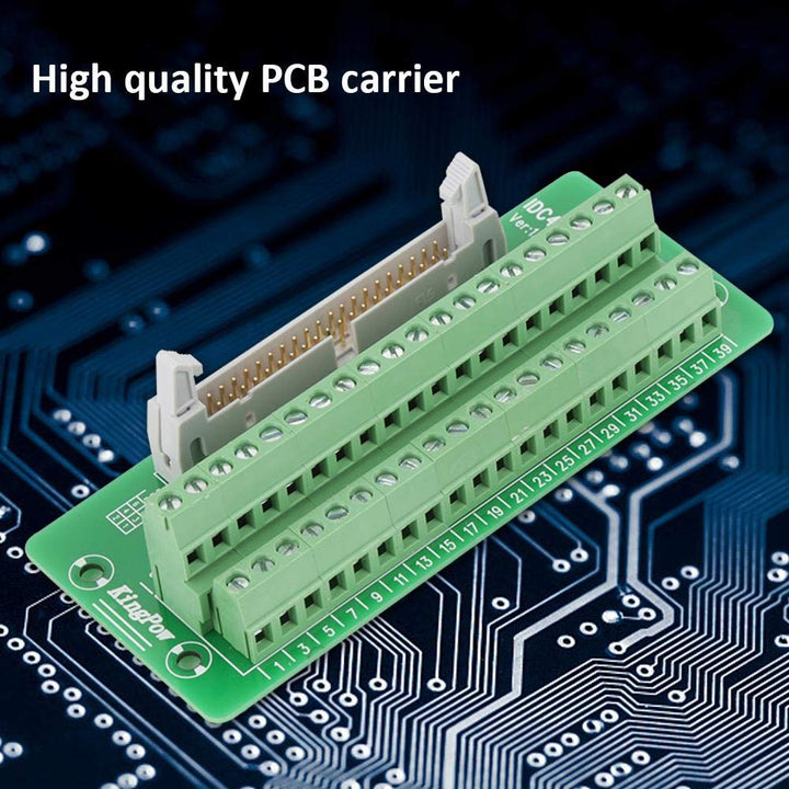 IDC40P 40Pin Steckerleiste Breakout Board Terminal Block Stecker PLC Schnittstelle mit Halterung Gee