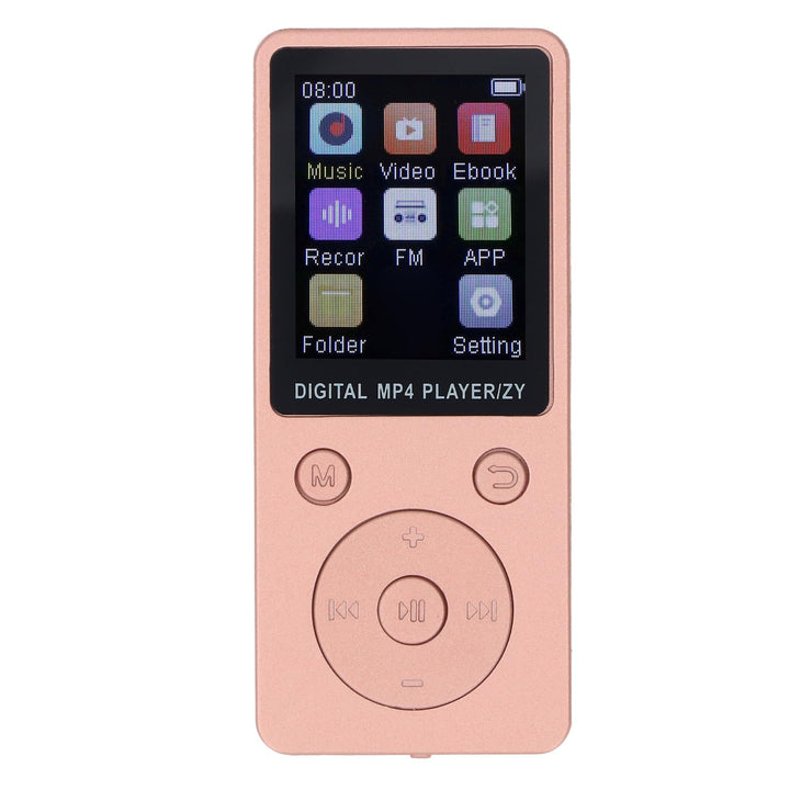 MP3-Player mit Bluetooth, HiFi-Sound, 1,8-Zoll-Bildschirm, Tragbarer Musik-Player mit Kopfhörern, Ra