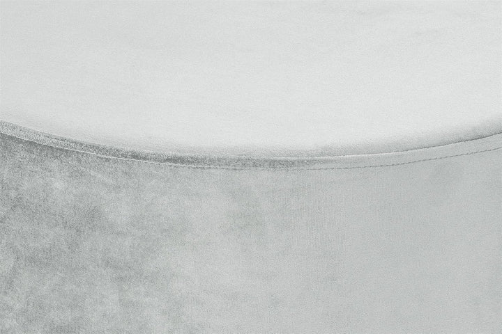 Qiyano Hocker Schminktisch Pouf Samt Sitzhocker in verschiedenen Grössen und Farben mit Gold abgeset