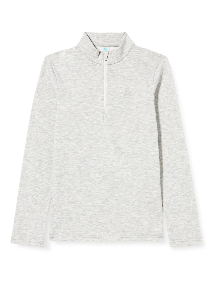 Odlo Unisex Kinder Berra Kids_542499 Fleece Jacket (1er Pack) 116 Grey Melange, 116 Grey Melange