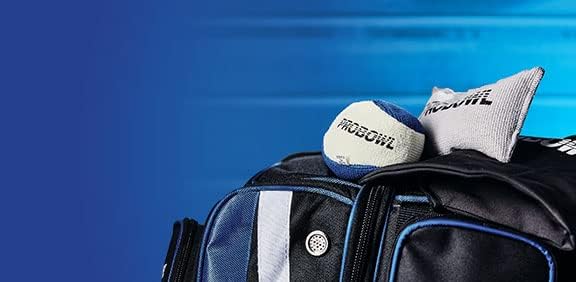 EMAX | Bowling Ball Tasche - Pro Bowl Deluxe Double Roller | Roller für 2 Bowlingbälle | Zwei-Ball-R