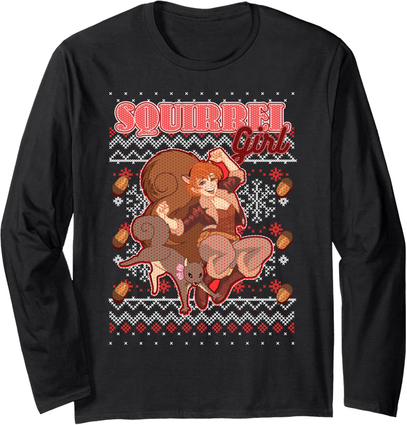 Marvel Squirrel Girl Ugly Weihnachten Sweater Langarmshirt