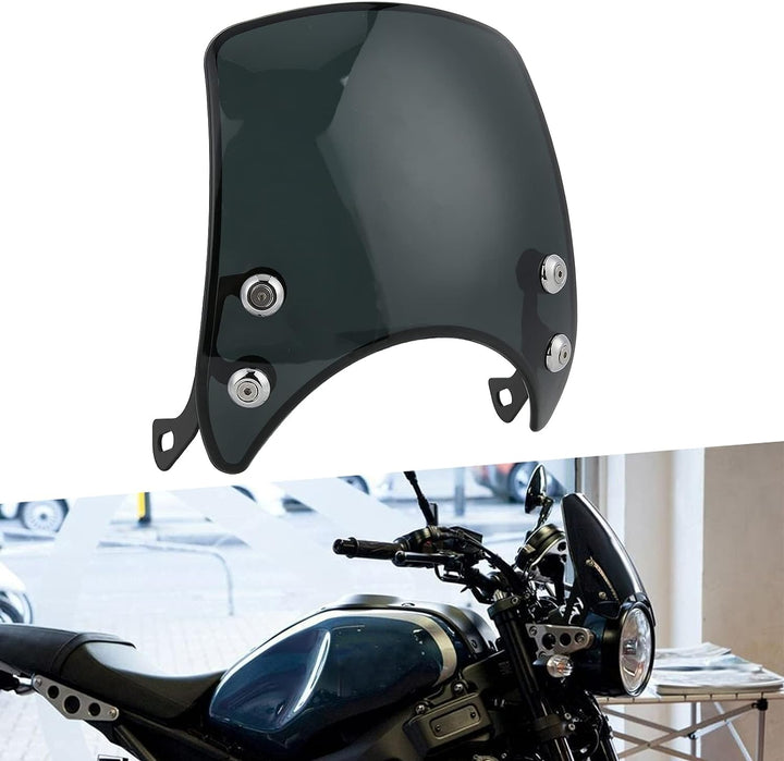 Motorrad Scheinwerfer Verkleidung Retro Universal Motorrad Fly Screen Wind Schutz Scheibe Motorrad Z