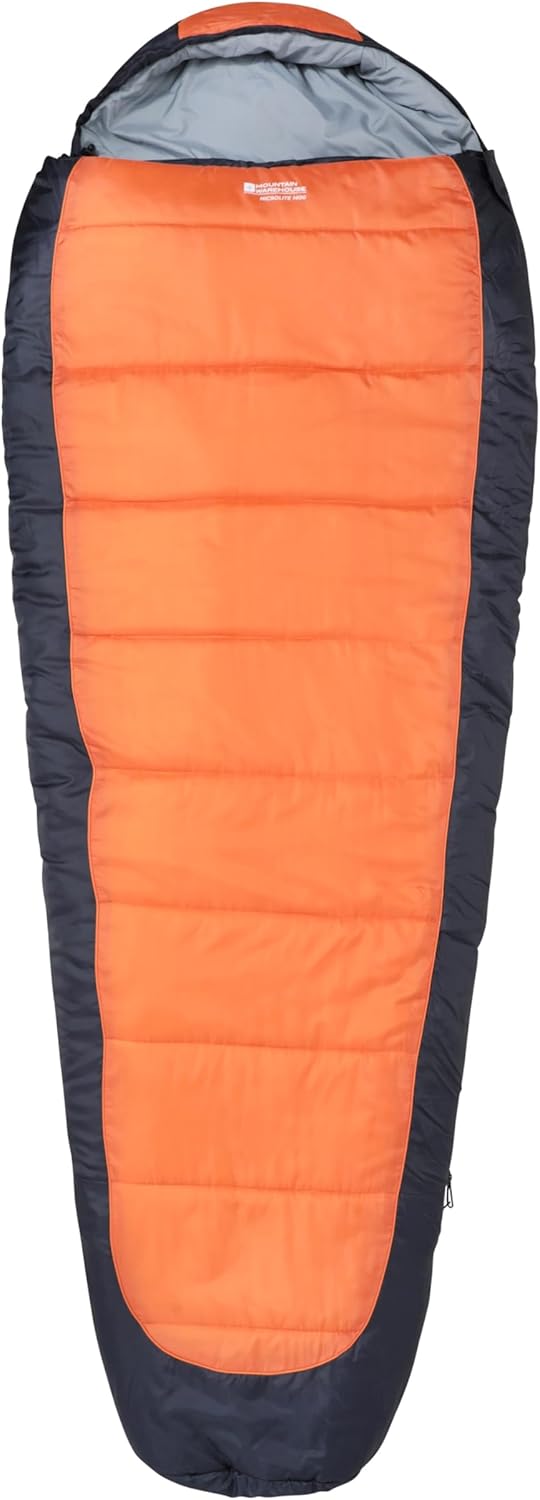 Mountain Warehouse Microlite 1400 Schlafsack Licht Koralle Reissverschluss links - reg. Länge (200cm